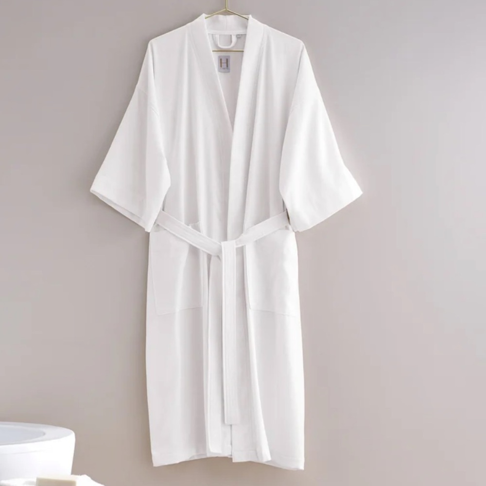 Frette Pique Kimono Bathrobe
